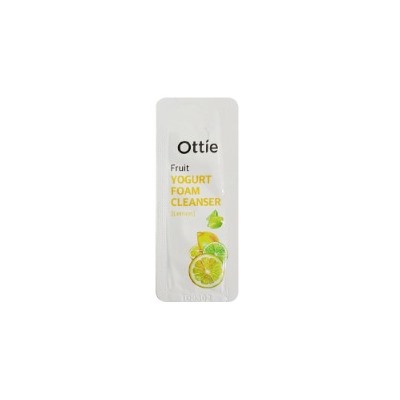 [Sample] Fruit Yogurt Foam Cleanser-Lemon (10ea), Йогуртовая пенка для умывания с экстрактом лимона