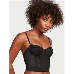 VS Archives Monogram Corset Top in Embroidered