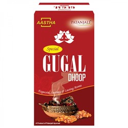 PATANJALI Aastha Special Gugal Dhoop  Благовоние конусы Гугал 10шт