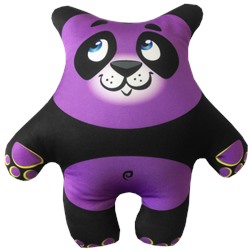 Игрушка Панда фиолетовая