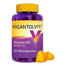 Vigantolvit 2000 I.E. Vitamin D3 Weichgummis, 60 St