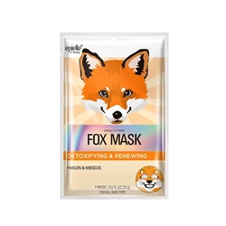 Animal Character Fox Mask 1ea Детокс-маска с дыней и гибискусом