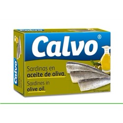 Calvo сардины в оливковом масле 120г/84г