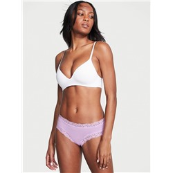 THE LACIE Lace Waist Cotton Cheeky Panty