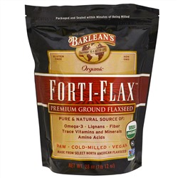 Barlean's, Органический продукт, Forti-Flax, семя льна лучшего помола, 28 унций (1 фунт 12 унций)