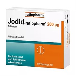 Jodid-ratiopharm 200 µg Tabletten, 100 St