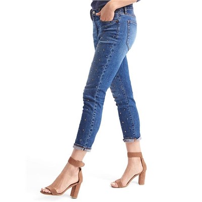 AUTHENTIC 1969 stud best girlfriend jeans