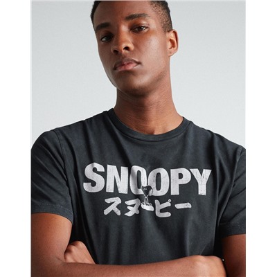 Snoopy' T-shirt, Men, Black