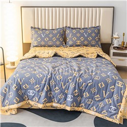 Комплект постельного белья Сатин с Одеялом 100% хлопок OB125