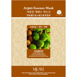 MJCARE ARGAN ESSENCE MASK Тканевая маска  для лица с аргановым маслом 23г