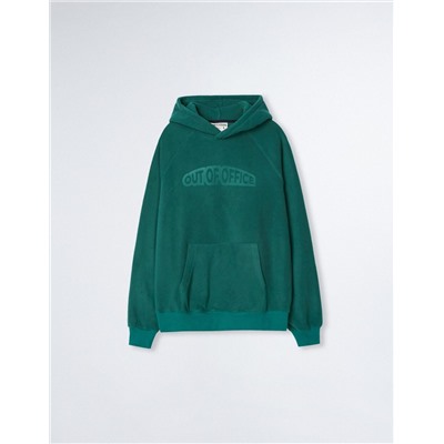 Hooded Sweatshirt, Men, Dark Green