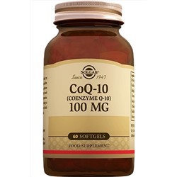 Solgar Coenzyme Q 10 100 Mg 60 Kapsül Coenzim Coq 10 Skt: 10-2025 hızlıgeldi10081