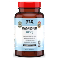 FLX Magnezyum Bisglisinat Malat Taurat Glukonat 60 Tablet FLXMG60