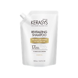 [KERASYS] Шампунь для волос ОЗДОРАВЛИВАЮЩИЙ Revitalizing Shampoo (запасной блок), 500 мл