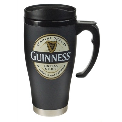 Guinness Label Travel Mug