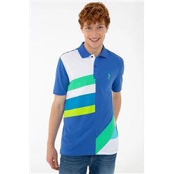 U.S. Polo Assn. Mavi Erkek T-Shirt G081SZ011.000.1202520