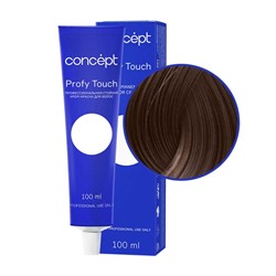 Профессиональный крем-краситель для волос Concept Profy Touch 4.73 Темный коричнево-золотистый, 100 мл