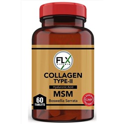 FLX Collagen Type-ıı Hyaluronic Acid Msm Boswellia Serrata 60 Tablet yen-60