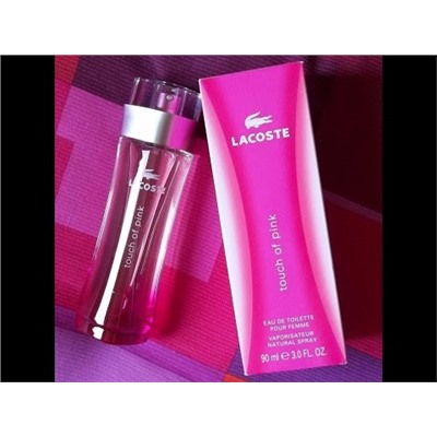 LACOSTE TOUCH of PINK edt (w) 90ml TESTER