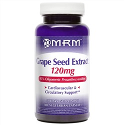 MRM, Экстракт семян винограда, 120 мг, 100 капсул на растительной основе