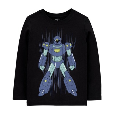 Carter's | Toddler Robot Jersey Tee