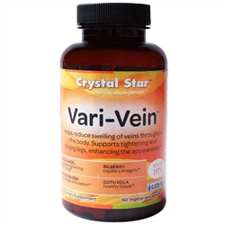 Crystal Star, Vari-Vein, 60 вегетарианских капсул