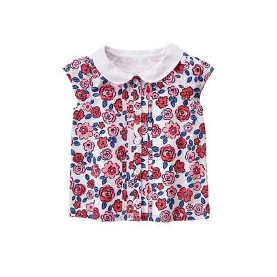 Floral Poplin Top