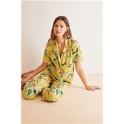 Pijama camisero tropical Capri