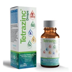 Tetrazinc Капли для детей 4-10 лет  для здоровья, роста, развития и иммунитета.