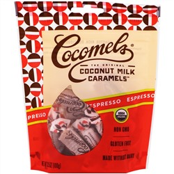 Cocomels, Органическая карамель с кокосовым молоком, эспрессо, 3,5 унц. (100 г)