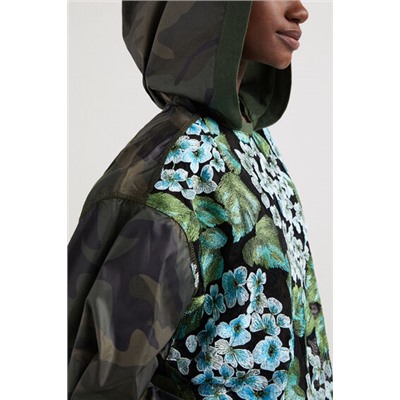 Sudadera flores oversize