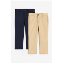 2er-Pack Chinos Relaxed Fit
