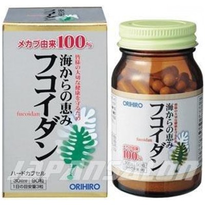 Orihiro FUCOIDAN ОРИХИРО Фукоидан натуральный 300 мг 90 таблеток на 30 дней