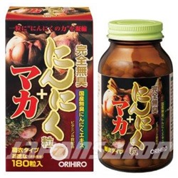 Orihiro Ninniku Maca Орихиро чеснок без запаха и мака на 60 дней
