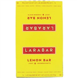 Larabar, Лимонный батончик, 16 батончиков, 1,6 унции (45 г) каждый