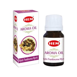 HEM  Aroma Oil Mystic Frankincense Myrrh Ароматическое масло Ладан - Мирра 10мл