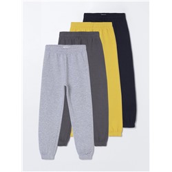 4-PACK OF BASIC PLUSH TROUSERS