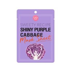 Маска для лица с экстрактом краснокочанной капусты от Cathy Doll 25 гр / Cathy Doll Sweety Recipe Shiny Purple Cabbage Mask Sheet 25 g.