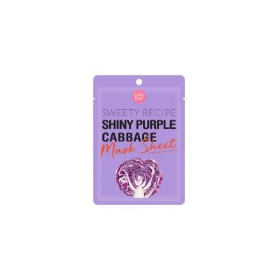Маска для лица с экстрактом краснокочанной капусты от Cathy Doll 25 гр / Cathy Doll Sweety Recipe Shiny Purple Cabbage Mask Sheet 25 g.