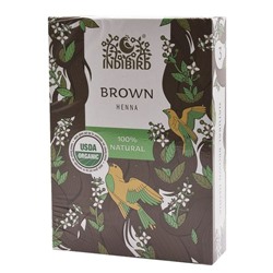 INDIBIRD Henna dark brown Хна темно-коричневая натуральная 100г