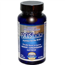 Focus Factor, Питание для мозга, 60 таблеток