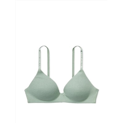 THE T-SHIRT Lightly Lined Pointelle Wireless Bra