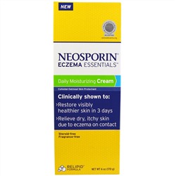 Neosporin, Eczema Essentials, ежедневный увлажняющий крем, 6 унций (170 г)