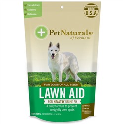 Pet Naturals of Vermont, Lawn Aid for Dogs, 60 Chews, 3.17 oz (90 g)