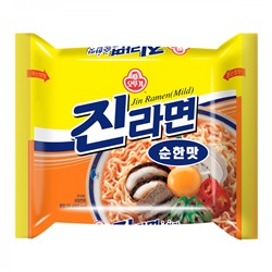 OTTOGI MILD Jin Ramen Лапша ДжинРамен не острая 120г