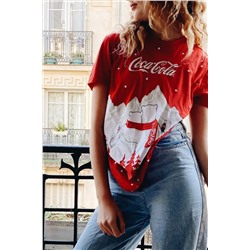 Camiseta Coca-Cola Ourscociz Rojo