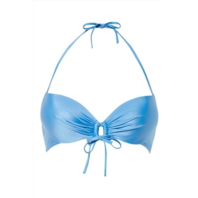 Sujetador de bikini push-up Madraguiz - Azul claro