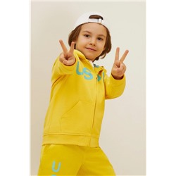 Erkek Çocuk Sarı Basic Sweatshirt