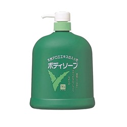 Жидкое мыло для тела COW с экстрактом алоэ бутылка-дозатор 1200 мл