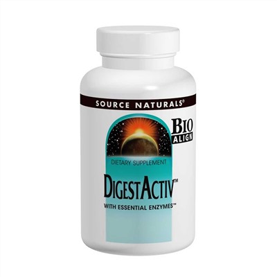 Source Naturals, Пищеварительные ферменты DigestActiv, 240 капсул